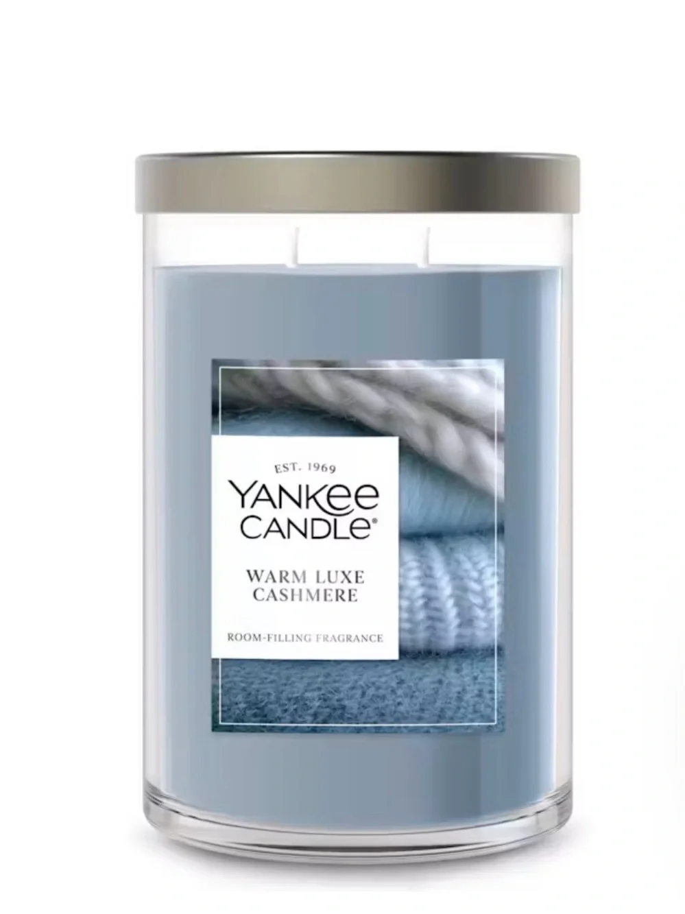 NEW 20oz Yankee Candle Warm Luxe Cashmere Large Tumbler Double Wick Candle